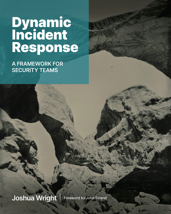 Dynamic Incident Response: A Framework for Security Teams — book cover showing the title over a mountain landscape